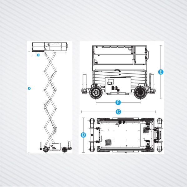 D-Scissor Lift GTJZ 1218 - Image 3